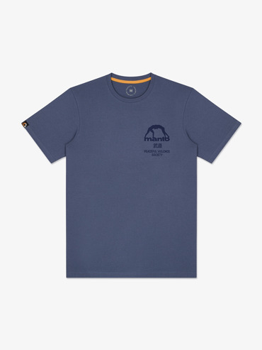 MANTO Society tshirt- steel blue